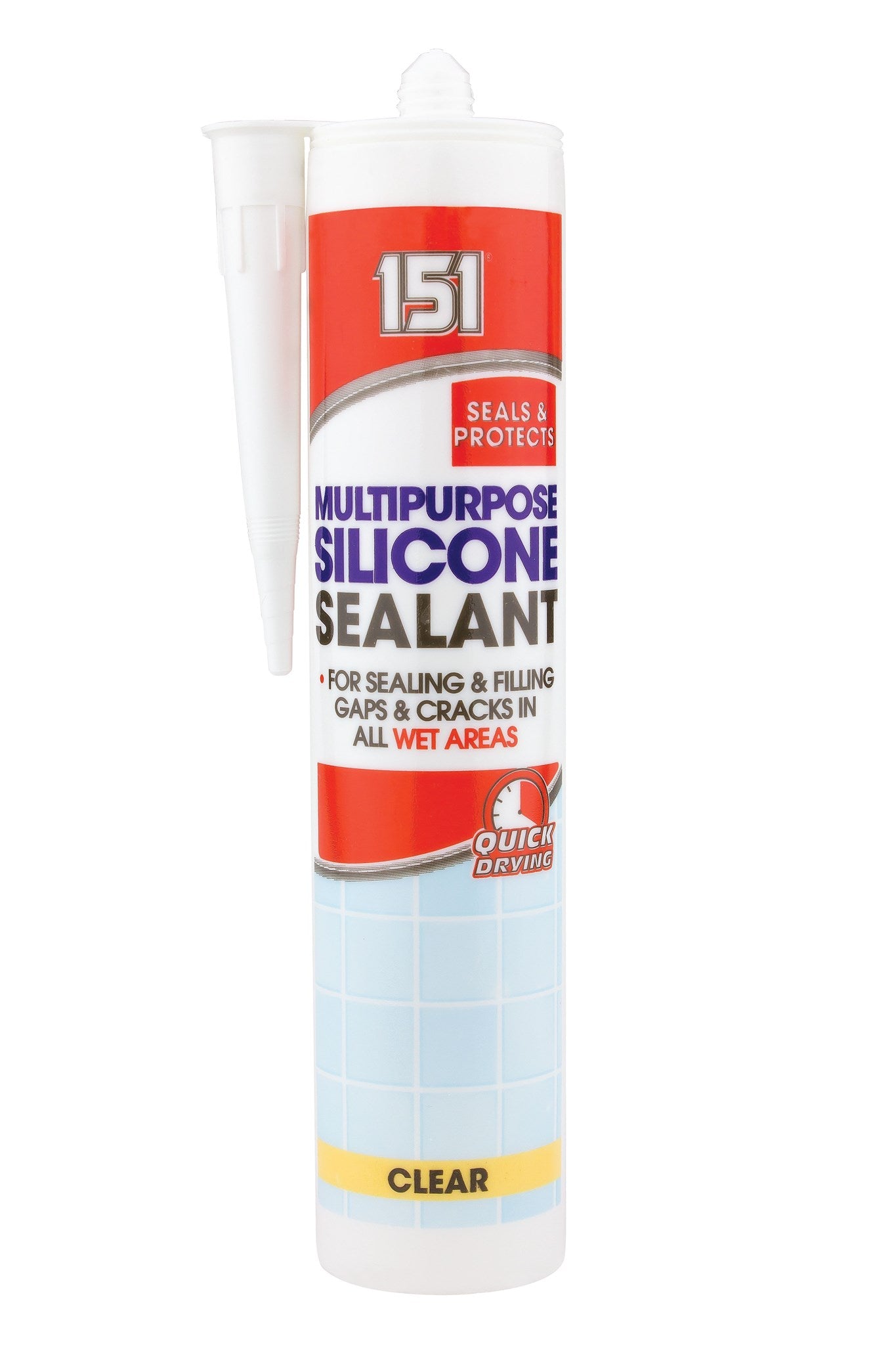 151 M-Purp White Silicone Sealant (Cart) 280ml