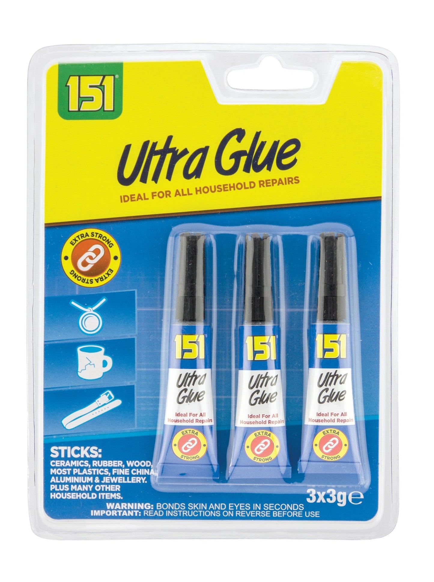 151 Ultra Glue Triple Pack