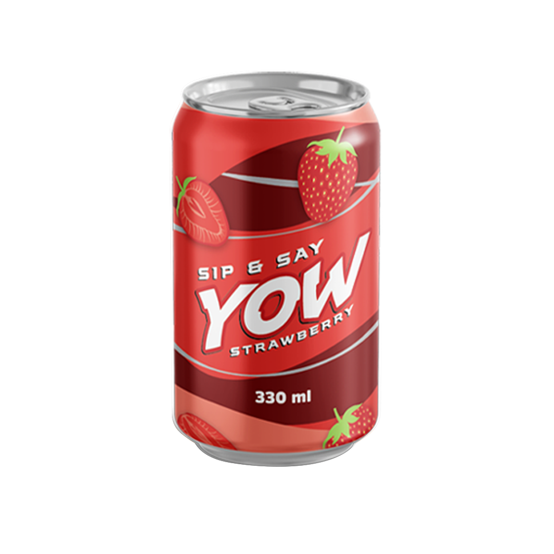 Yow Berry (Strawberry Flavour) Can 24 x 330ml