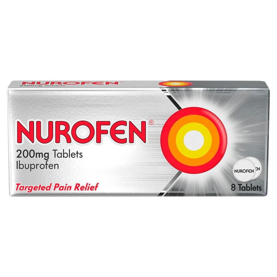 Nurofen Ibuprofen 200mg Tablets 8x12 Pack