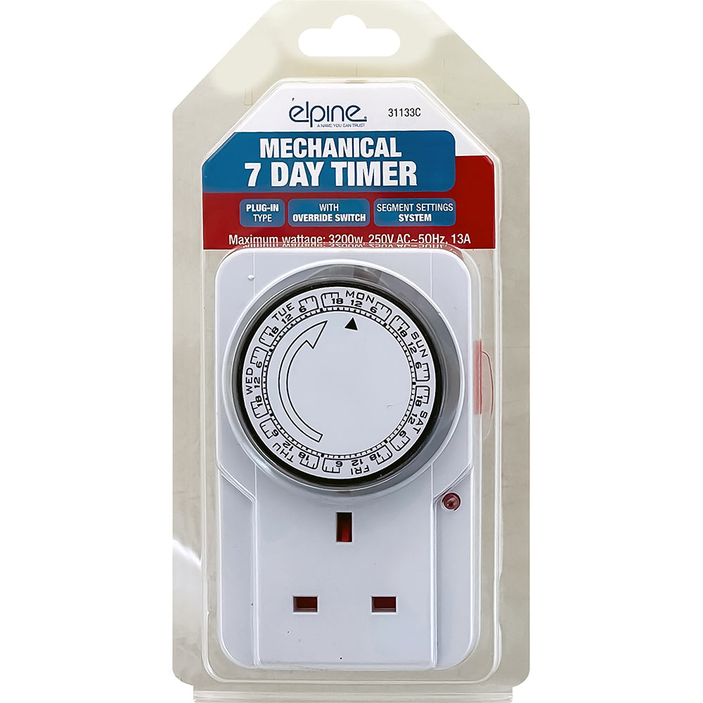 7 Day Programmable Digital Timer Switch
