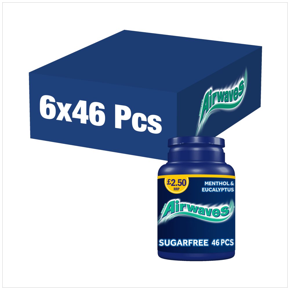 Wrigley’s Airwaves 6x46pcs PM£2.50