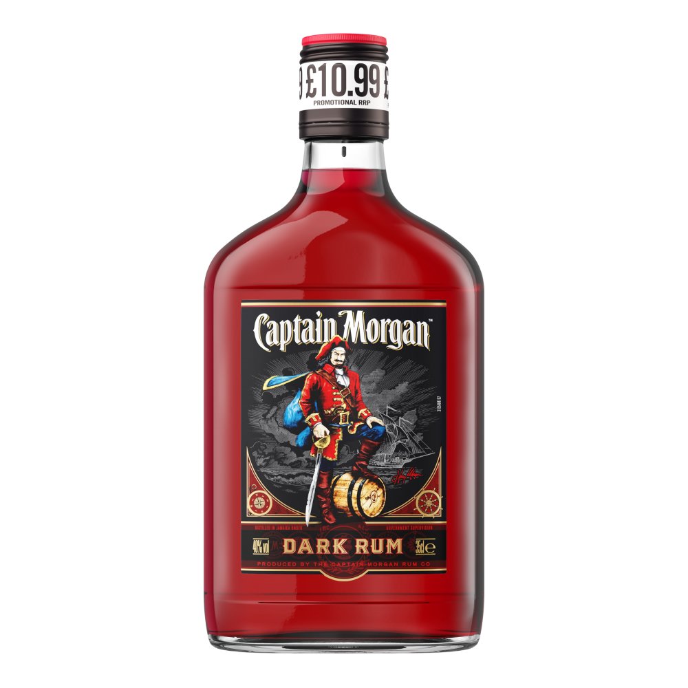 Captain Morgan Dark Rum PM£10.99 6x35cl