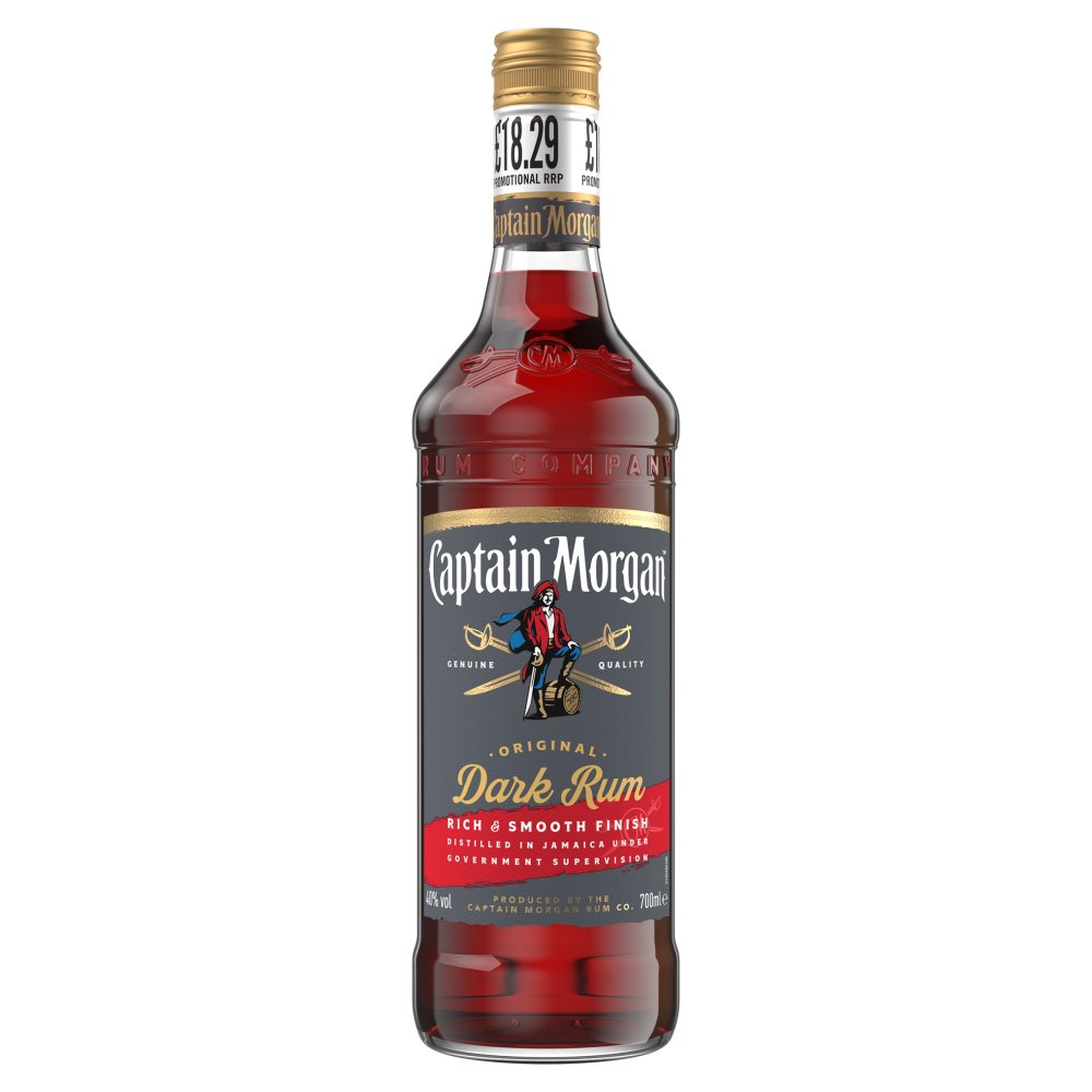 Captain Morgan Dark Rum 70cl PM£18.29