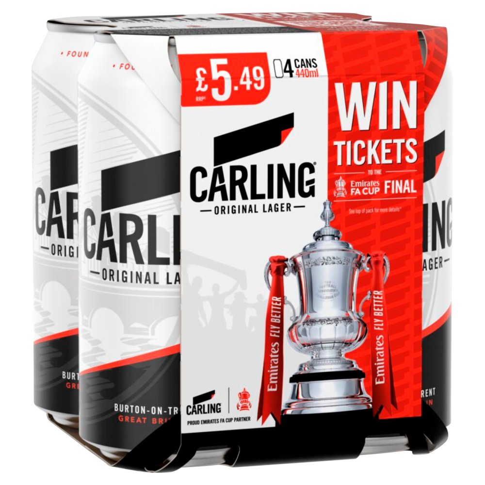 Carling 6x4x440ml