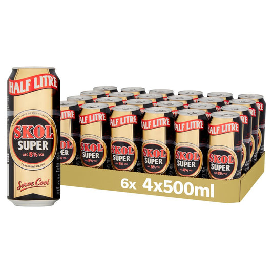 Skol Super 6x4x500ml ALC 8% VOL