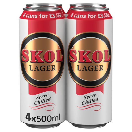 Skol Lager 6x4x500ml PM£3.59