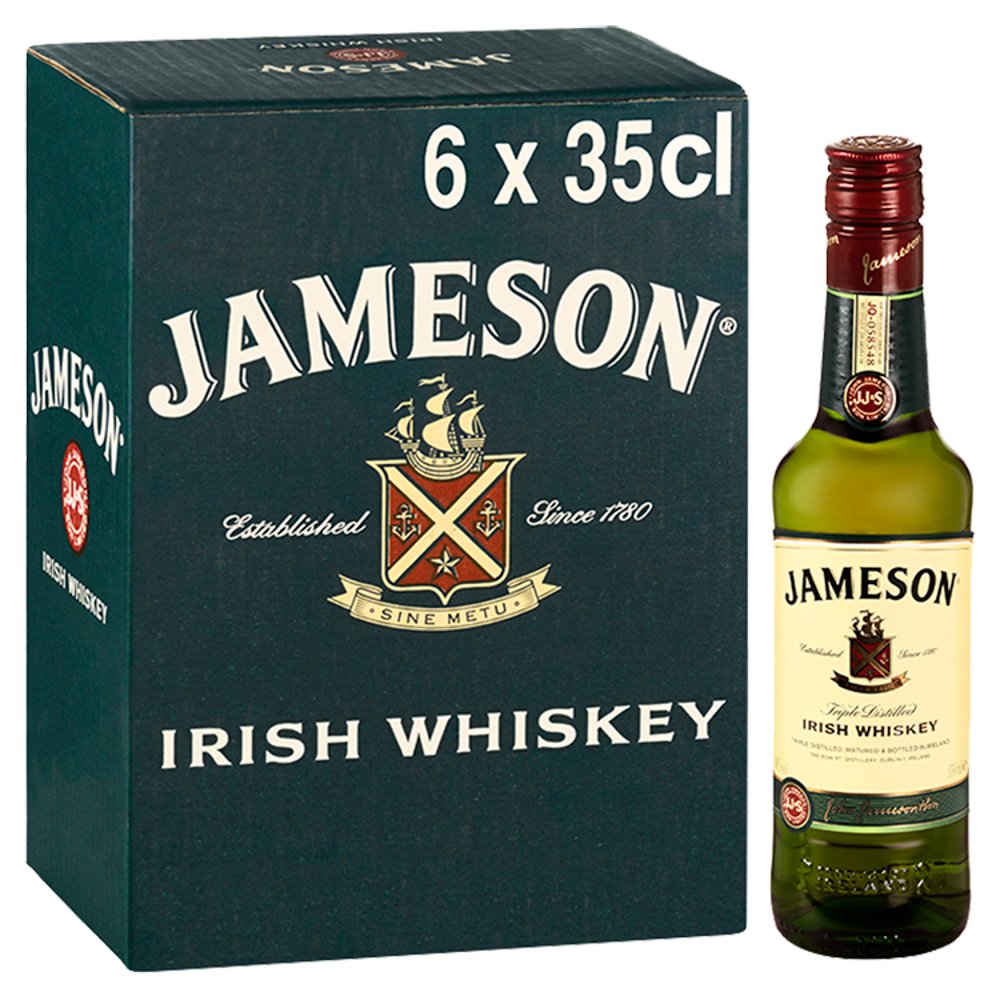 Jameson Irish Whiskey 6x35cl PM£13.99