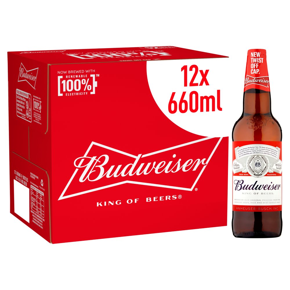 Budweiser Bottle 12x660ML