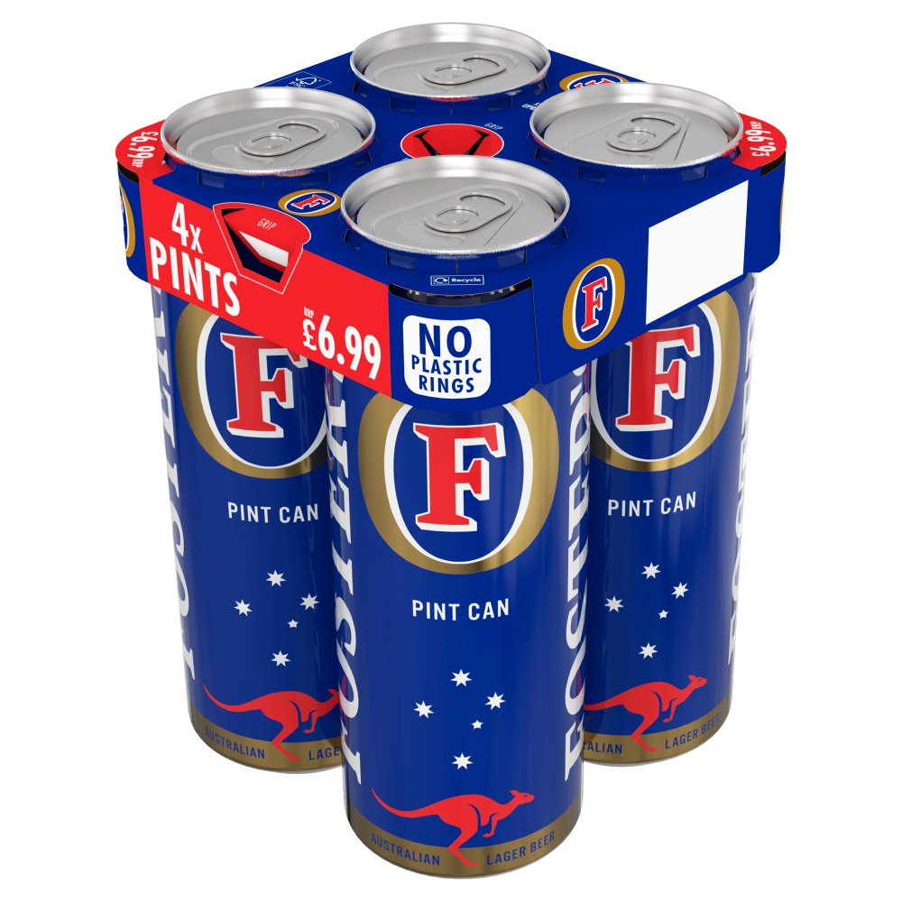 Foster’s Pints 6x4x568ml PM£6.99