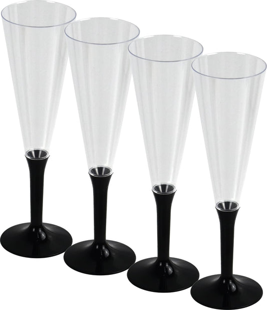 Cater Gold Reusable Champagne Glass 4pk 150ml