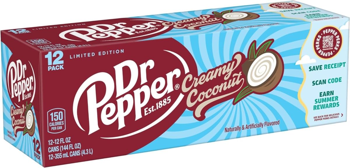 Dr Pepper Creamy Coconut 12x355ml