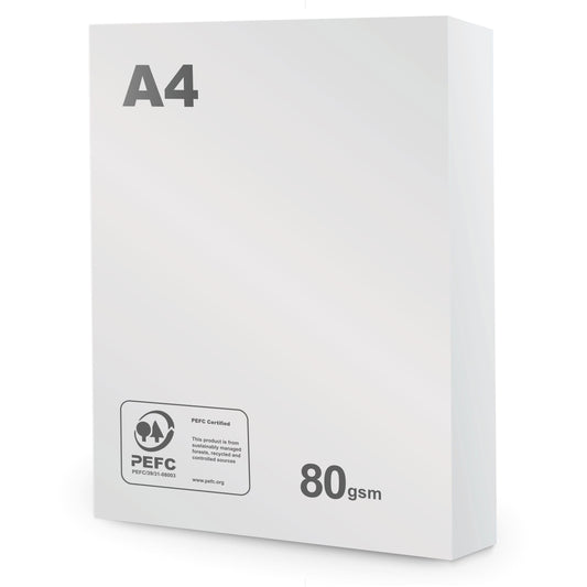 White Copier Paper A4 80 Gsm - 500 Sheets