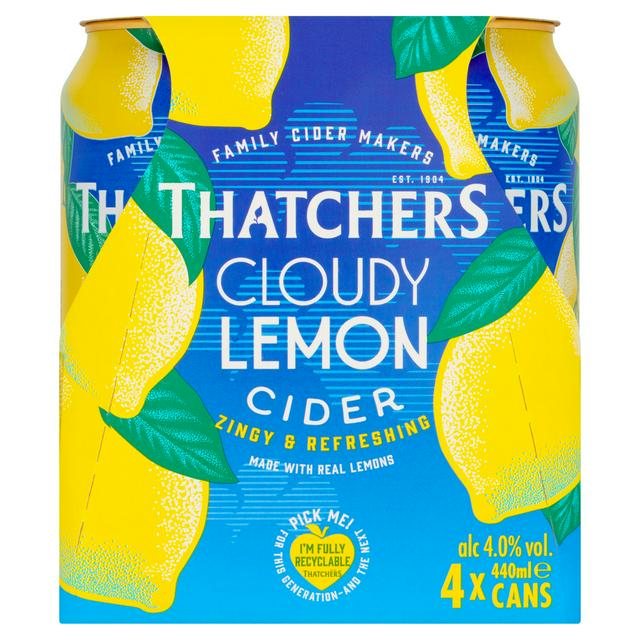 Thatchers Cloudy Lemon Cider 6x4x440ml
