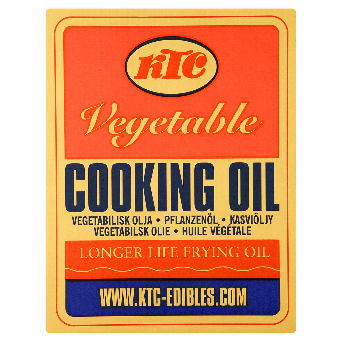 KTC Vegetable Oil 20L Box