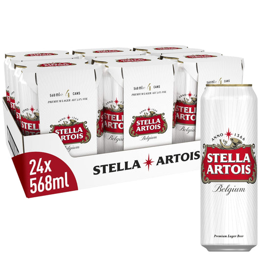 Stella Artois Pint 6x4x568ML ALC 4.5% VOL