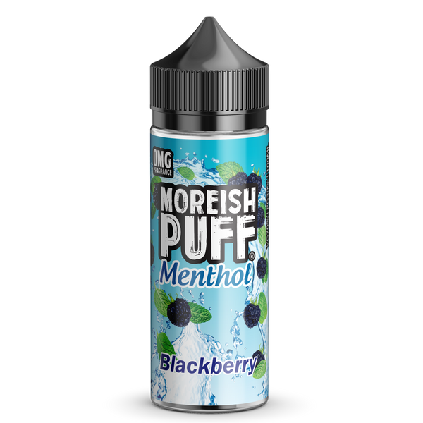 Moreish Puff Menthol Blackberry 0mg 100ml Shortfill E-Liquid