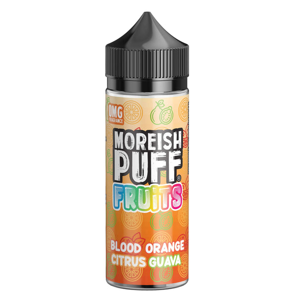 Moreish Puff Fruits Blood Orange Citrus Guava 0mg 100ml Shortfill E-Liquid