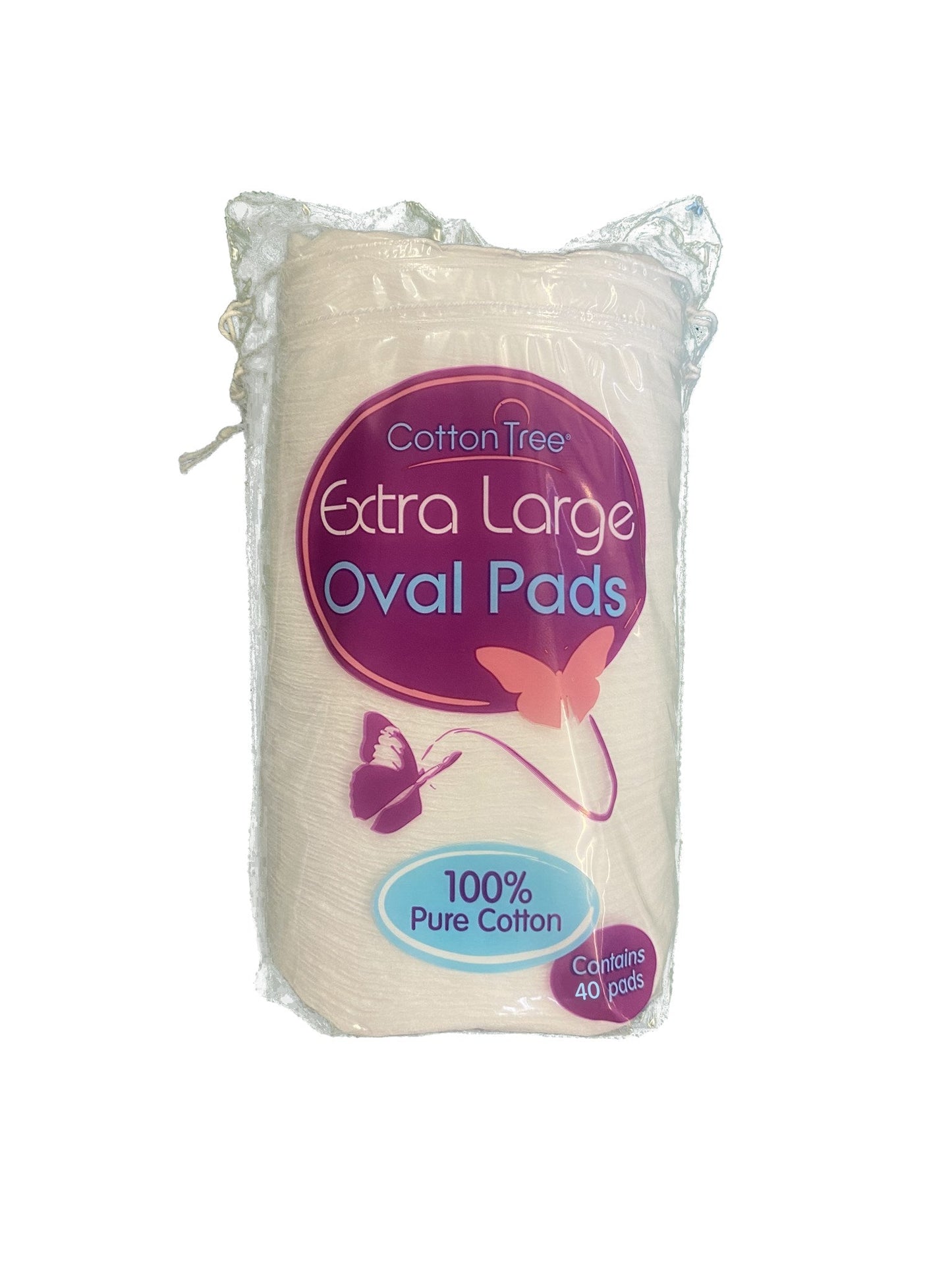Cotton Tree Cotton Wool Pads 40pk Large Oval
