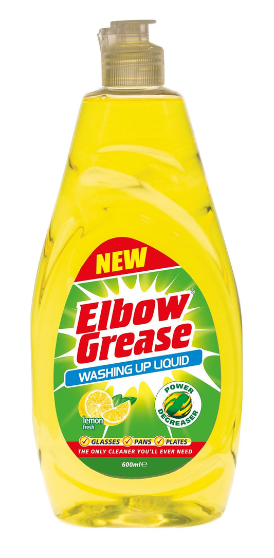 Elbow Grease Lemon Washing Up Liquid 600ml
