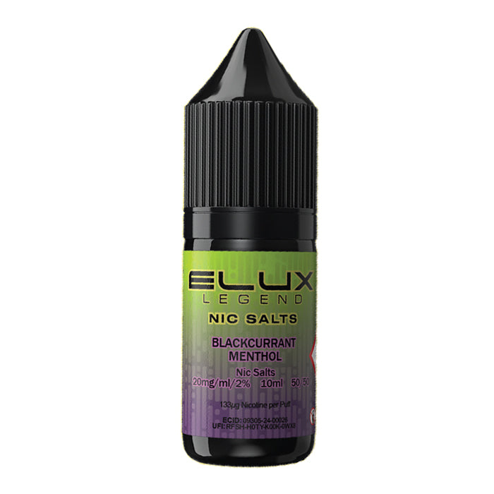 Elux Legend Salts Blackcurrant Menthol 10ml Nic Salt