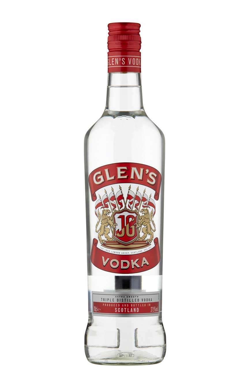 Glen’s Vodka Single 70cl PM£15.99