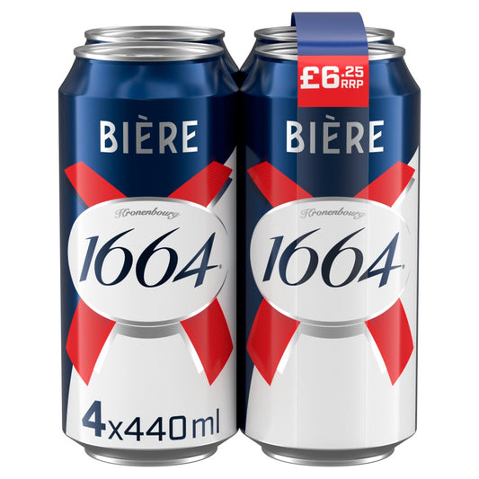 Kronenbourg 1664 Bier 24 x 440ml
