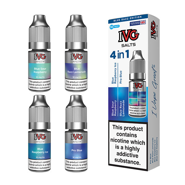 IVG Salts 4 in 1 Blue Razz Edition