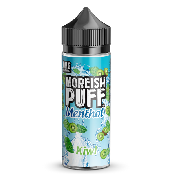 Moreish Puff Menthol Kiwi 0mg 100ml Shortfill E-Liquid