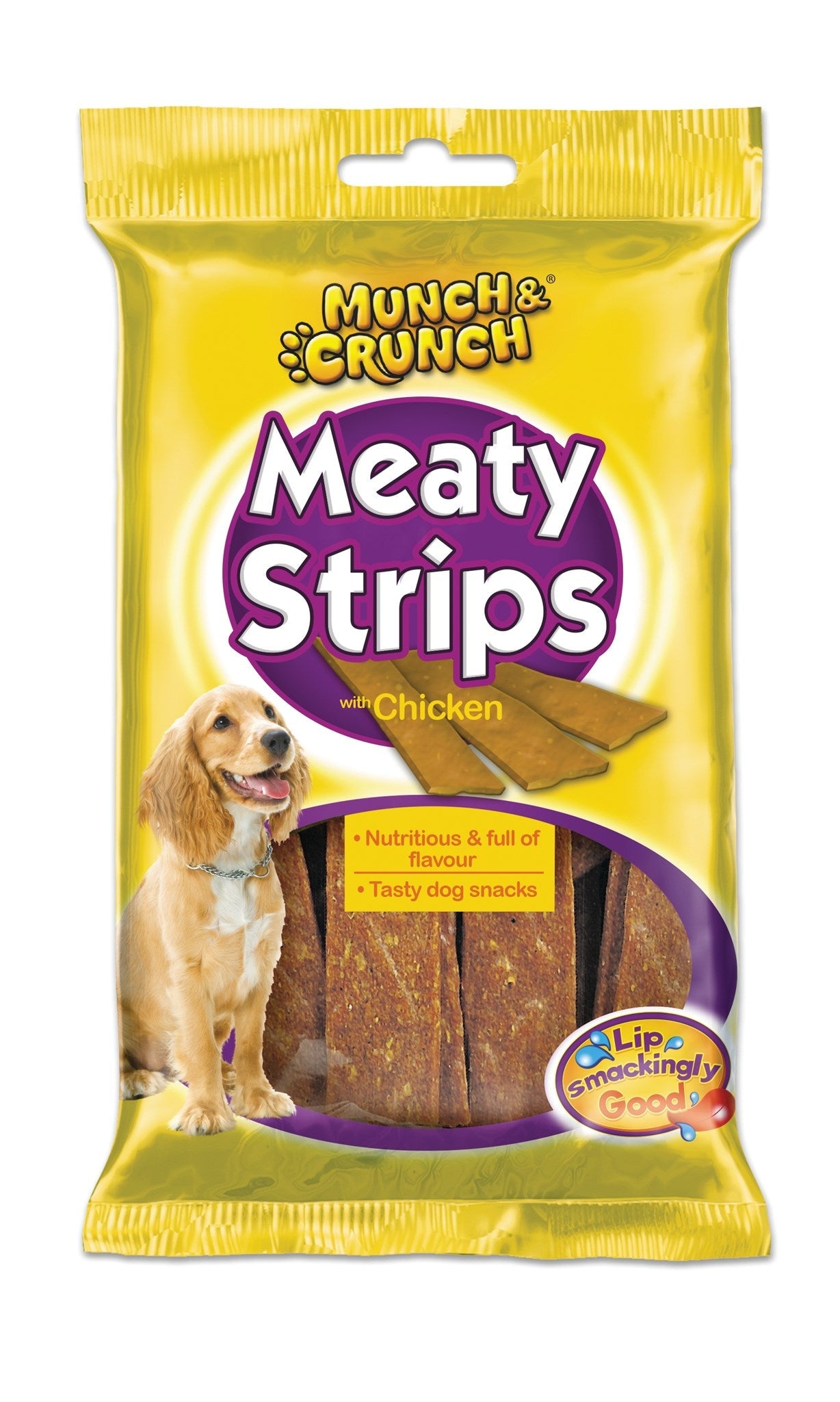 Munch & Crunch Meaty Strips with Chicken - 18 Strips