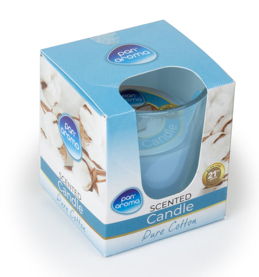 Pan Aroma Colour Glass Candle Pure Cotton
