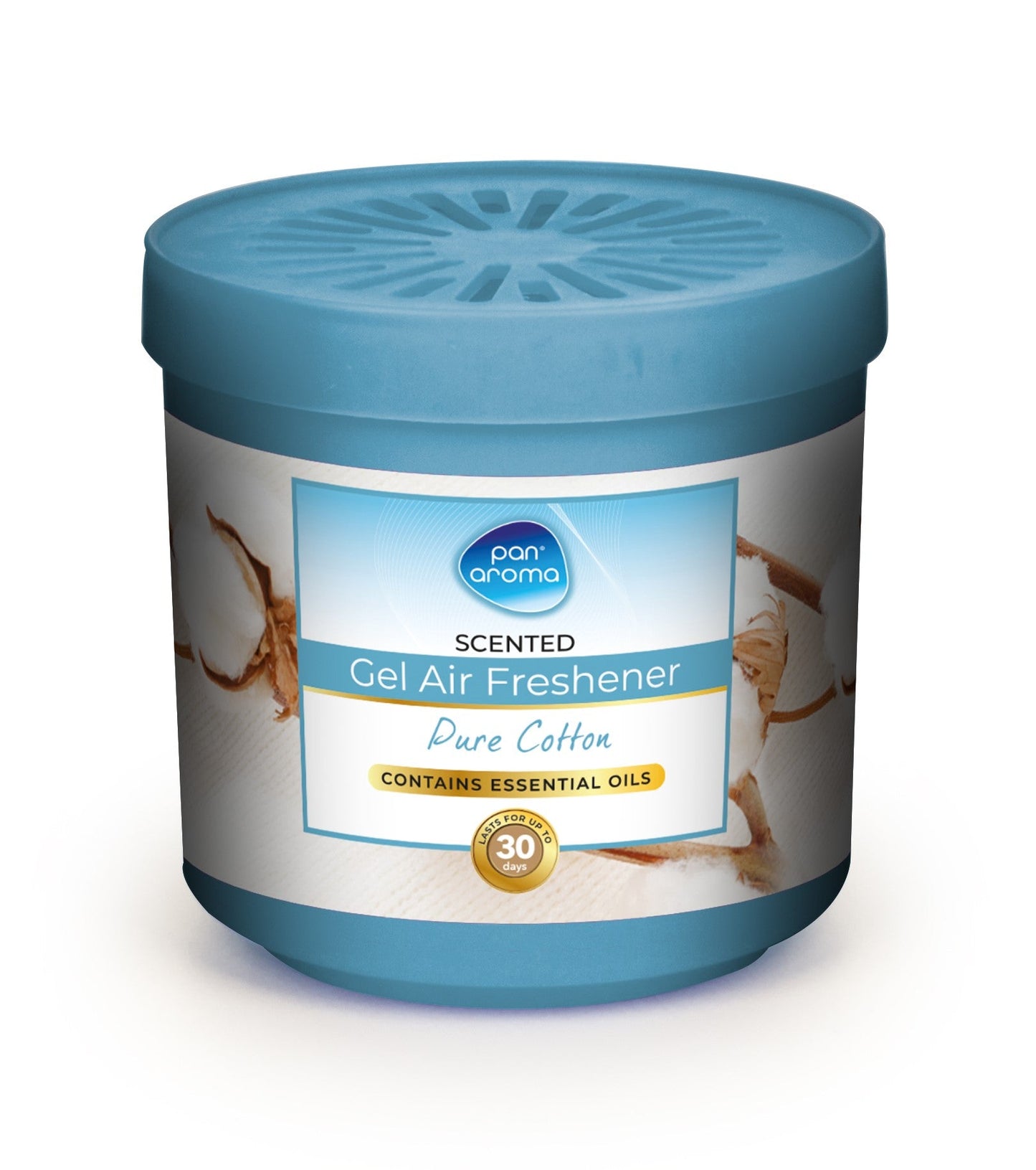 Pan Aroma Solid Gel Air Freshener 190g Pure Cotton