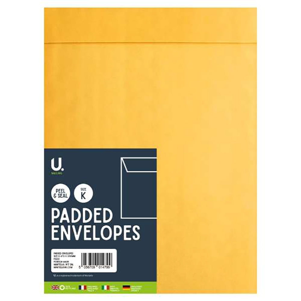 Padded Envelope Size K 470x350mm