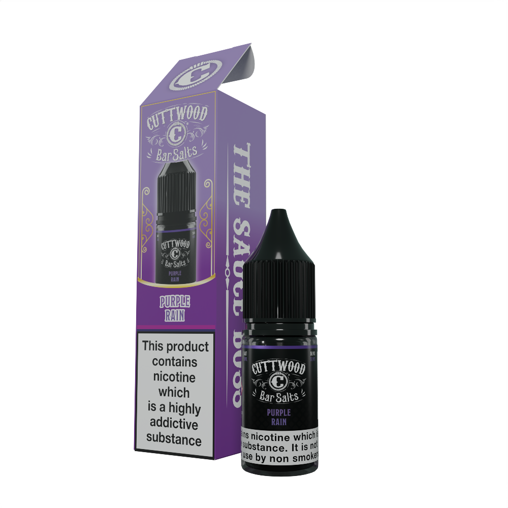 Cuttwood Bar Salts Purple Rain 10ml Nic Salt