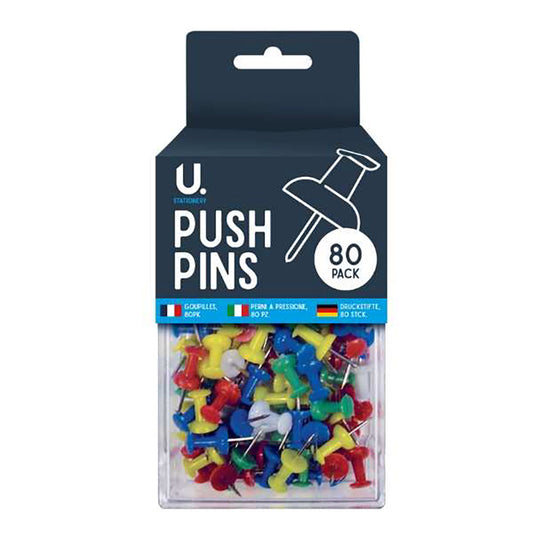 Push Pins, 80pk
