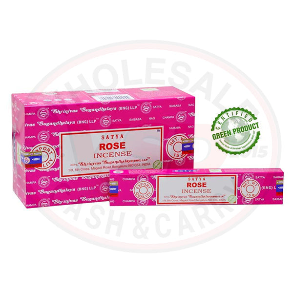 Satya Incense Sticks - Indian Rose