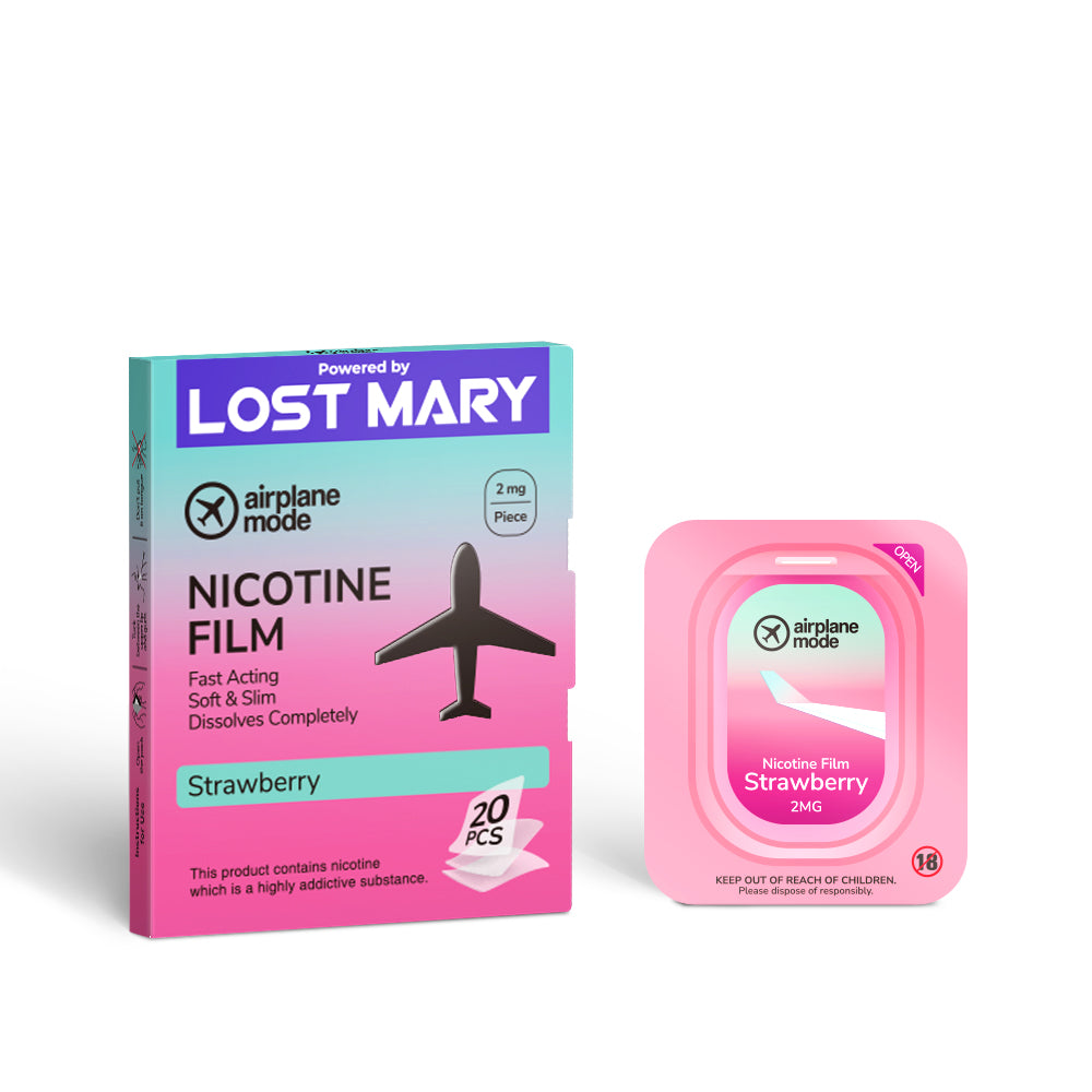 Lost Mary Airplane Mode Nicotine Film Strawberry
