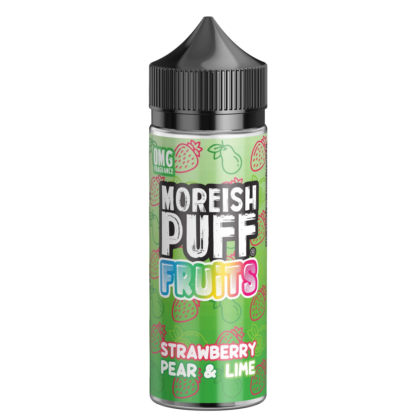 Moreish Puff Fruits Strawberry, Pear & Lime 0mg 100ml Shortfill E-Liquid
