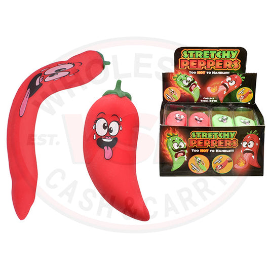 Stretchy Peppers In Display Box