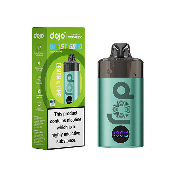 Vaporesso Dojo Blast 6000 Vape Kit Lemon & Lime