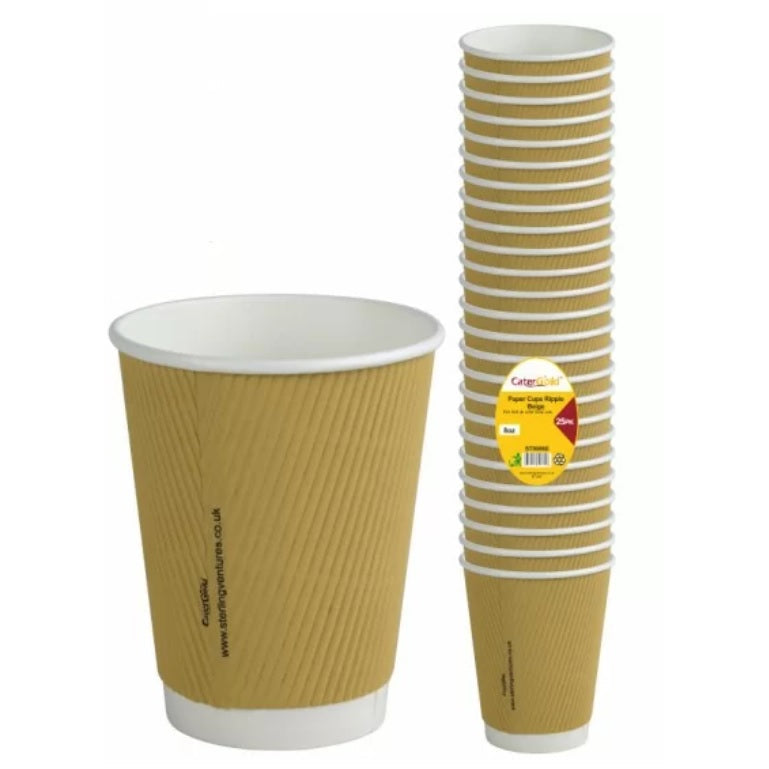 Paper Cups 8oz 25PK S/W