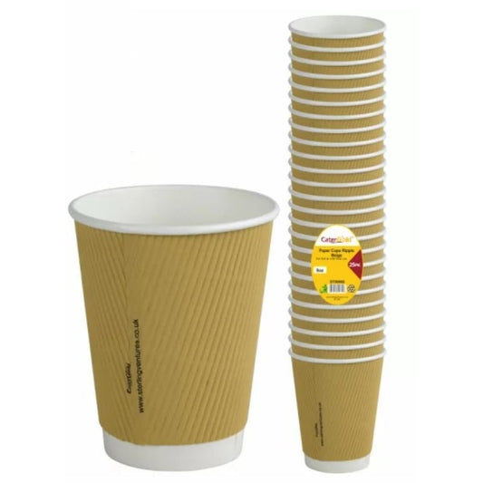 Paper Cups 8oz 25PK S/W