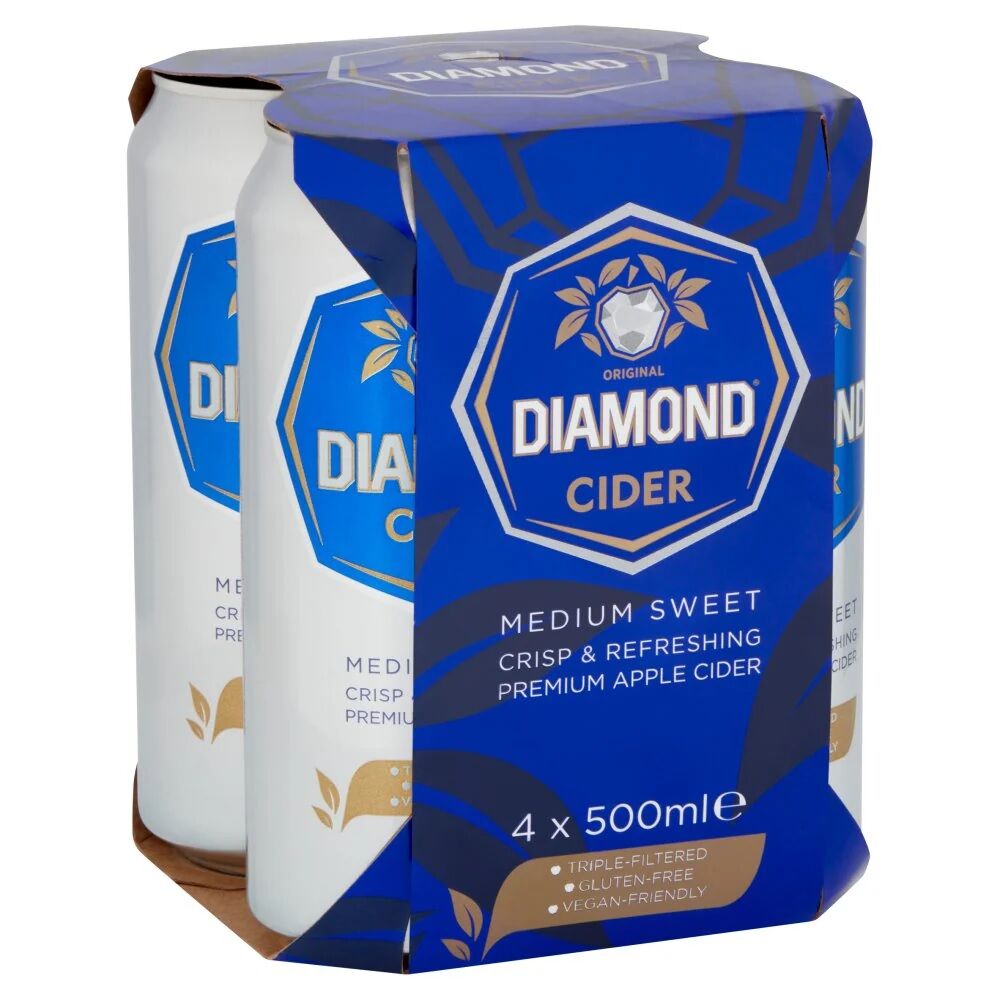Diamond White Cider 500ml 24pk