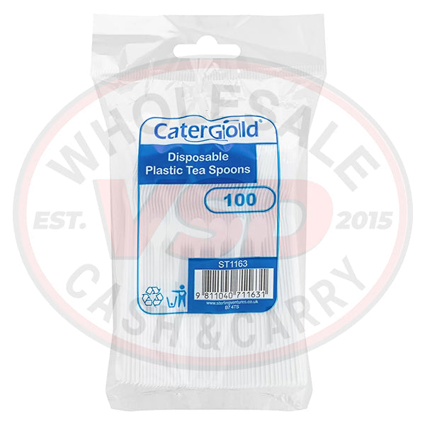 Disposable Plastic Spoons 100pk