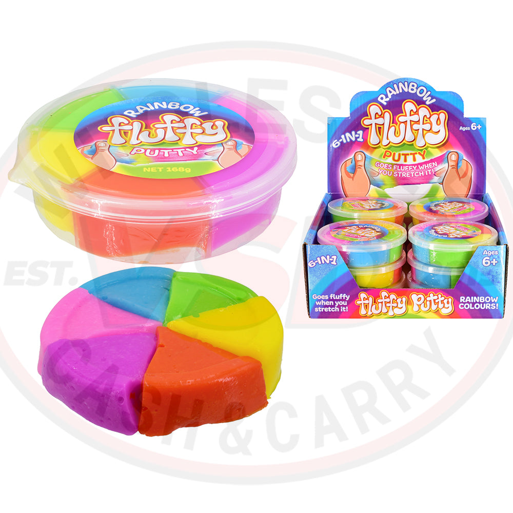 Rainbow Fluffy Putty 168G