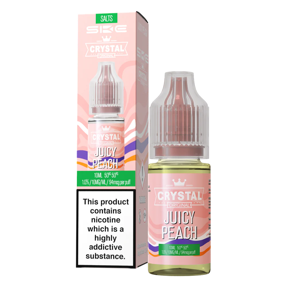 Juicy Peach SKE Crystal V2 Nic Salt