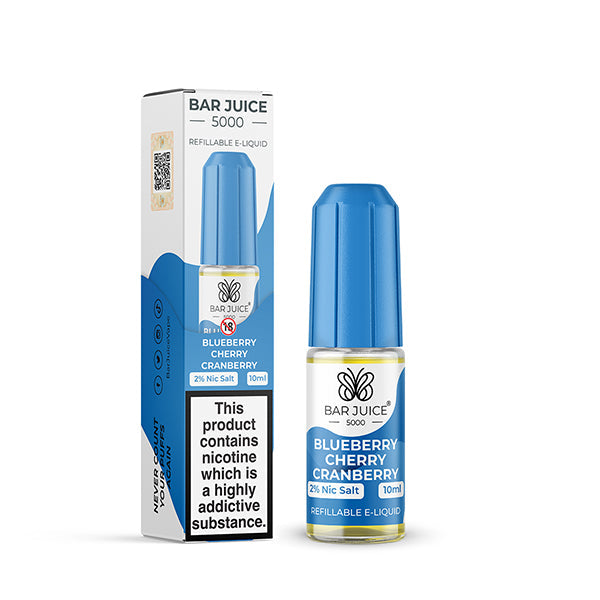 Bar Juice 5000 Blueberry Cherry Cranberry 10ml Nic Salt