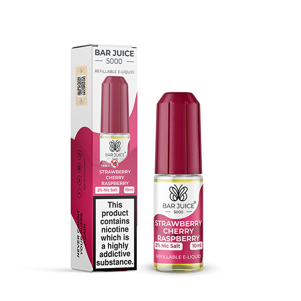 Bar Juice 5000 Strawberry Cherry Raspberry 10ml Nic Salt