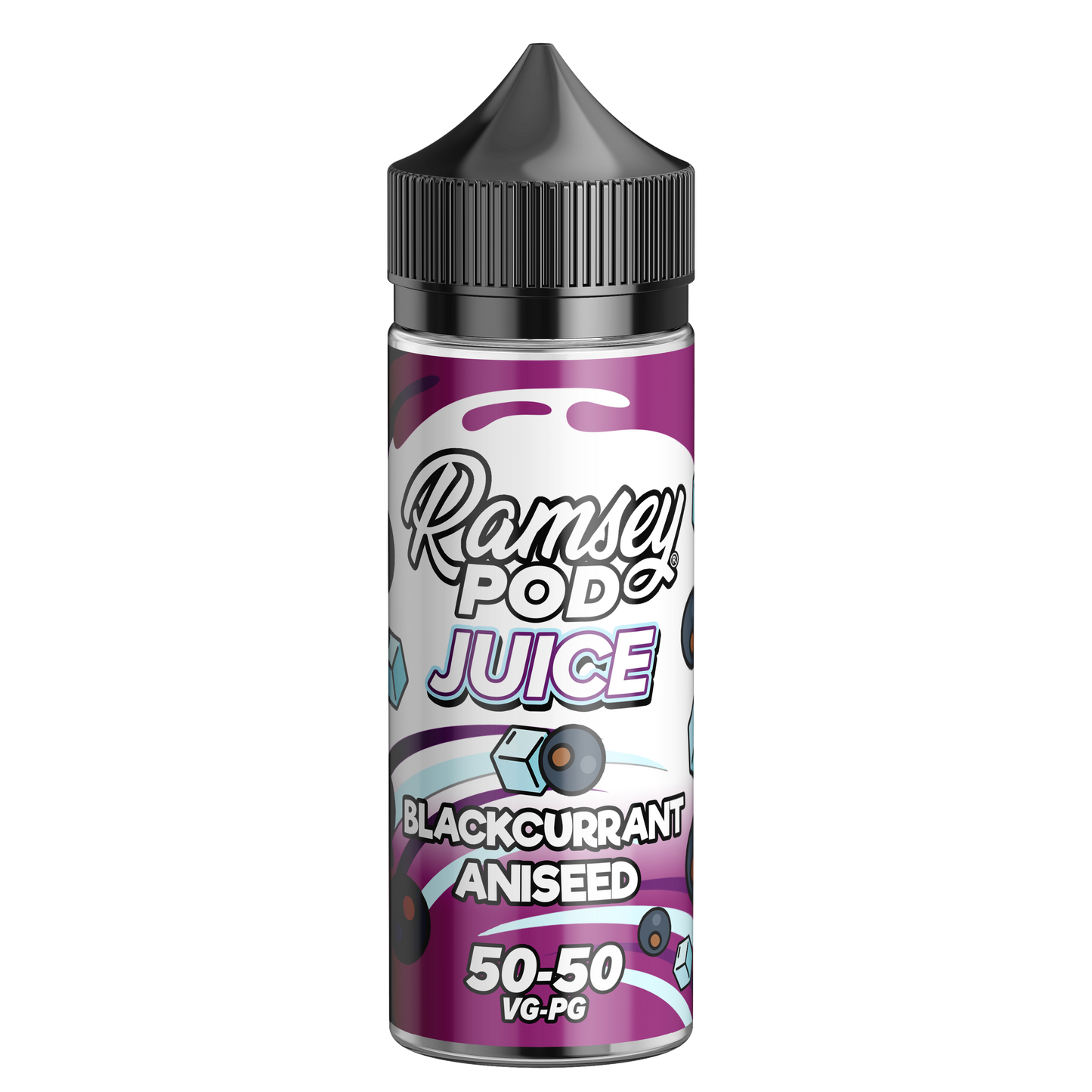 Blackcurrant Aniseed by Ramsey Pod Juice 100ml Short Fill