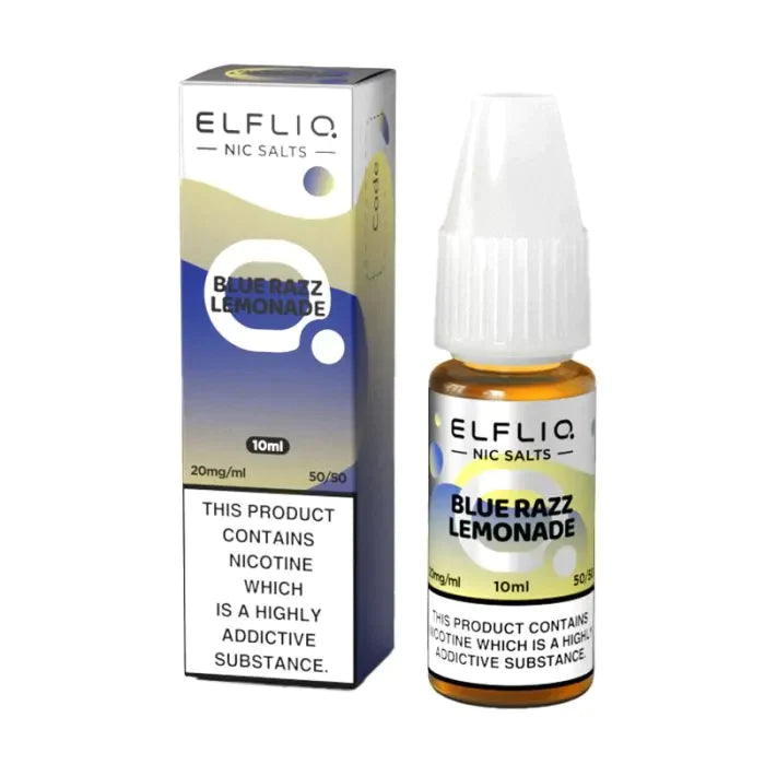 Elf Bar Elfliq Blue Razz Lemonade 10ml Nic Salt